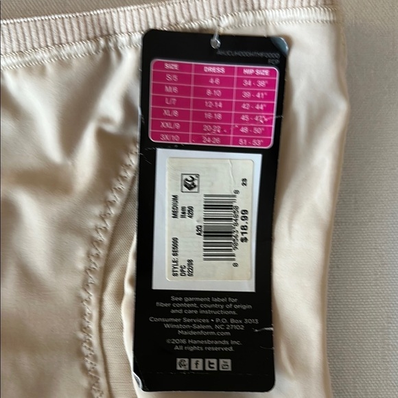 Maidenform Women's High-Waist Shapewear - Beige - Picture 3 of 4